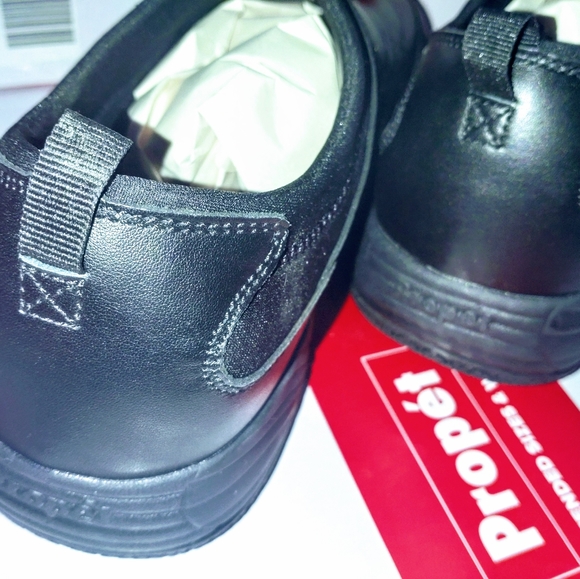 NWT PROPET WASH N WEAR SLIP ON SHOE M SZ 10 BLACK - Picture 5 of 8